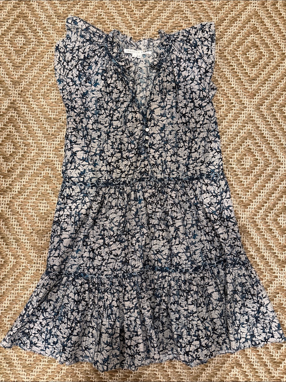 Veronica Beard Zoe Batik Dress Sz 8
